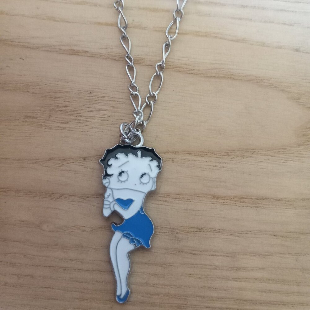 Betty Boop Necklace Gift Character Jewelry